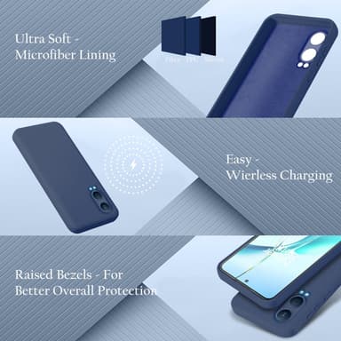 OnePlus Nord CE4 Lite Skal Fodral Case Cover (blå)