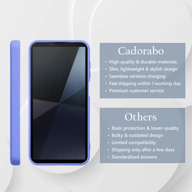 Sony Xperia 10 VI Skal Fodral Case Cover (lila)