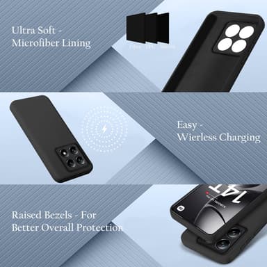 Xiaomi 14T Pro Skal Fodral Case Cover (svart)