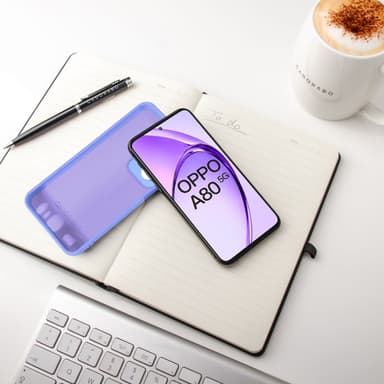 Oppo A80 Skal Fodral Case Cover (lila)