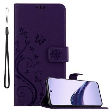 Realme 13 Pro 5G Plånboksfodral Skal Blommor (Violett)