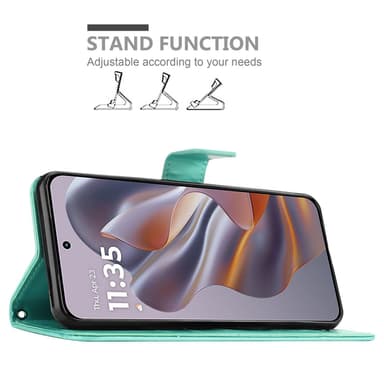 Motorola Moto Edge 50 Neo Plånboksfodral Skal Blommor