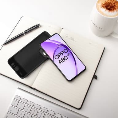 Oppo A80 Skal Fodral Case Cover (svart)