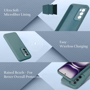 Oppo Reno 12 Skal Fodral Case Cover (grön)