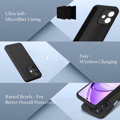 Oppo A40 Skal Fodral Case Cover (svart)