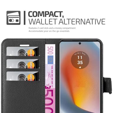 Motorola Moto Edge 50 Fusion Skal Fodral Case (Svart)