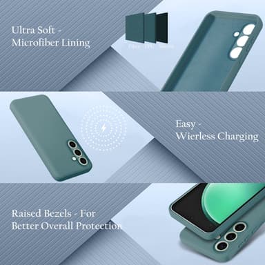 Samsung Galaxy S24 FE Skal Fodral Case Cover (grön)