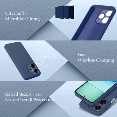 Xiaomi RedMi 13 4G Skal Fodral Case Cover (blå)