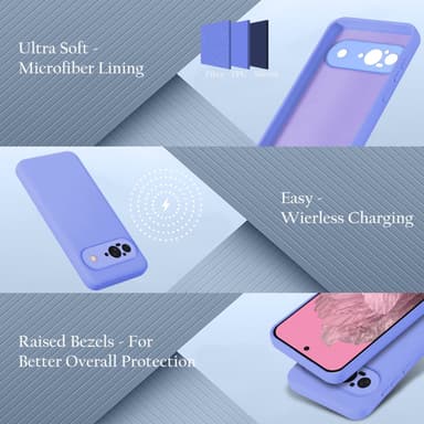 Google Pixel 9 Skal Fodral Case Cover (lila)