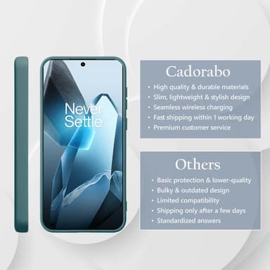 OnePlus 13 Skal Fodral Case Cover (grön)