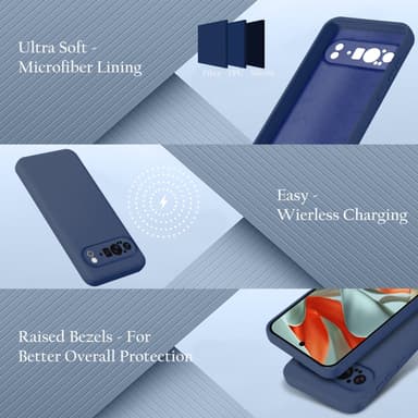 Google Pixel 9 PRO XL Skal Fodral Case Cover (blå)