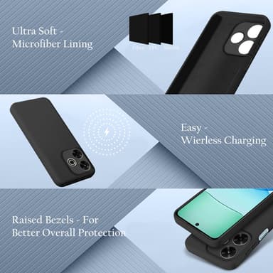 Xiaomi RedMi 13 4G Skal Fodral Case Cover (svart)