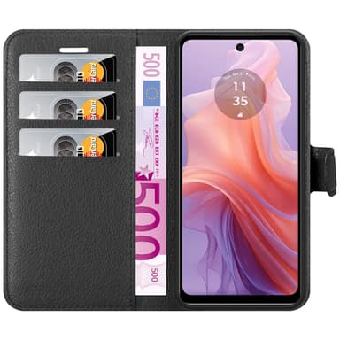 Motorola MOTO E14 Skal Fodral Case (Svart)
