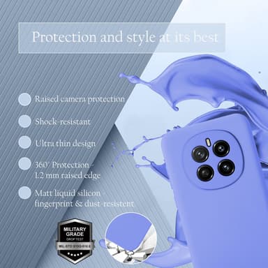 Honor Magic 7 Skal Fodral Case Cover (lila)