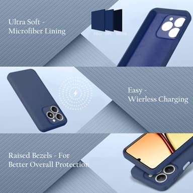 Realme C61 / C63 Skal Fodral Case Cover (blå)