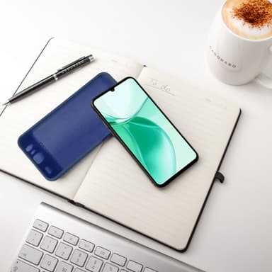 ZTE Blade A35 / A55 Skal Fodral Case Cover (blå)