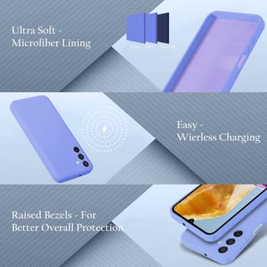 Samsung Galaxy M15 Skal Fodral Case Cover (lila)