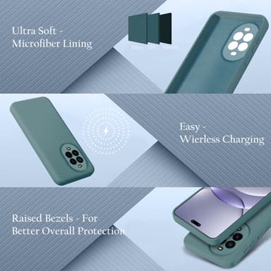 Huawei NOVA 13 Pro Skal Fodral Case Cover (grön)