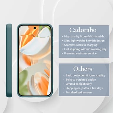 Google Pixel 9 PRO Skal Fodral Case Cover (grön)