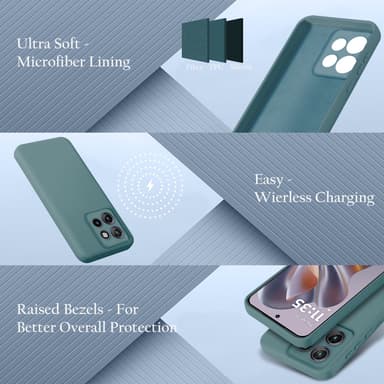 Motorola Moto Edge 50 Neo Skal Fodral Case Cover (grön)