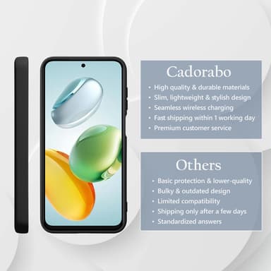 Honor 200 Smart Skal Fodral Case Cover (svart)