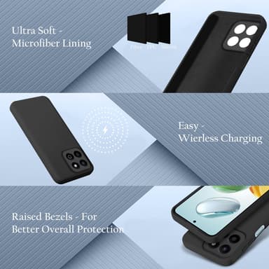 Honor 200 Smart Skal Fodral Case Cover (svart)