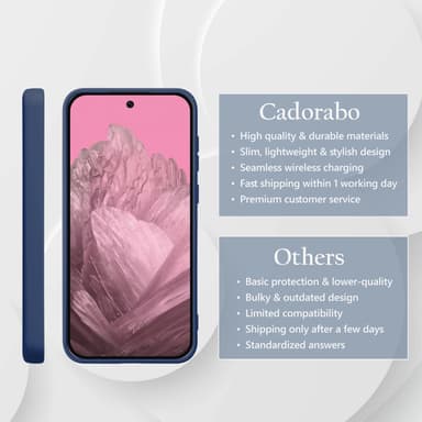 Google Pixel 9 Skal Fodral Case Cover (blå)
