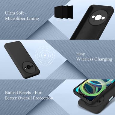 Xiaomi RedMi A3 / A3X Skal Fodral Case Cover (svart)