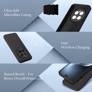 Honor Magic 7 Pro Skal Fodral Case Cover (svart)