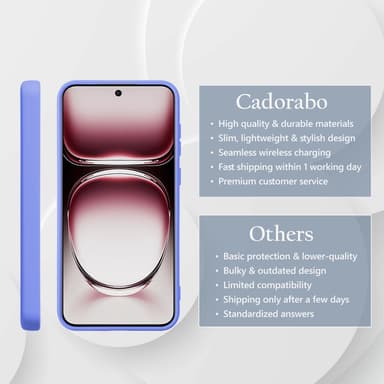 Oppo Reno 12 Pro Skal Fodral Case Cover (lila)