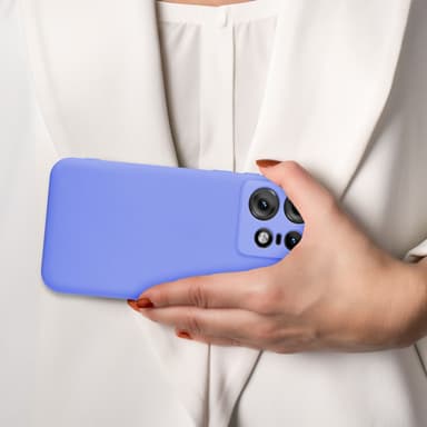 Motorola Moto Edge 50 Pro Skal Fodral Case Cover (lila)