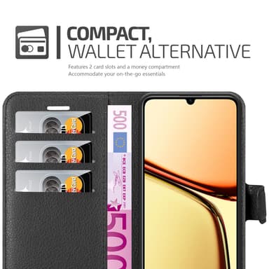 Realme C61 / C63 Skal Fodral Case (Svart)