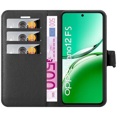 Oppo Reno 12 FS Skal Fodral Case (Svart)