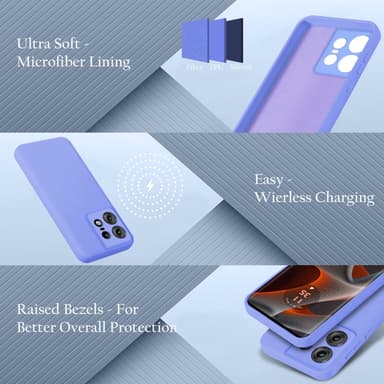 Motorola Moto Edge 50 Pro Skal Fodral Case Cover (lila)