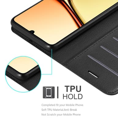 Realme C61 / C63 Skal Fodral Case (Svart)