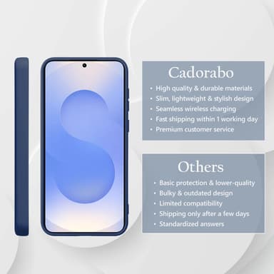 Samsung Galaxy S25 Plus Skal Fodral Case Cover (blå)