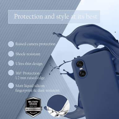 Sony Xperia 10 VI Skal Fodral Case Cover (blå)
