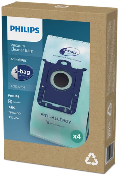 Philips s-bag dammsugarpåsar FC8022/04