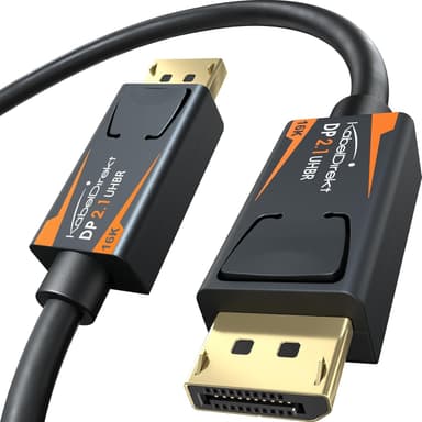 Displayport 2.1 kabel 5m DP80 UHBR20 80Gbps 16/10/8K60H 4K165/144Hz DSC1.2a HDR HDCP2.2 FreeSync G-Sync