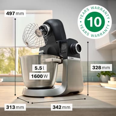 Bosch Series 6 köksmaskin MUMS6ZS34 (svart)