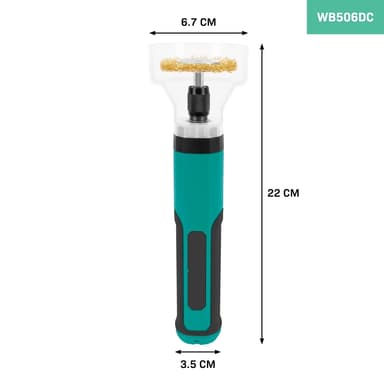 VONROC Sladdlös Ogräsborste 4V – Inkl. 2 Borstar & USB-C