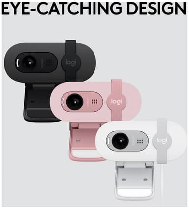 Logitech Brio 100 FullHD webbkamera (Off-White)