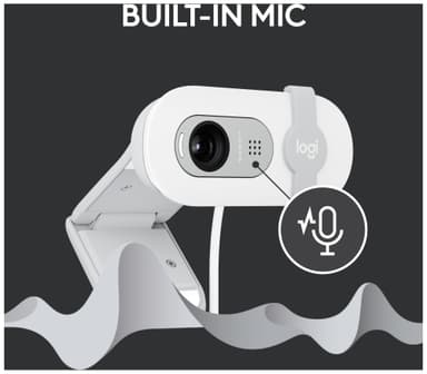 Logitech Brio 100 FullHD webbkamera (Off-White)