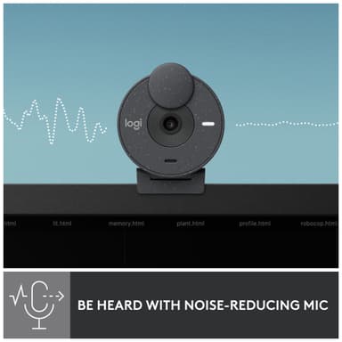 Logitech Brio 300 webbkamera (svart)