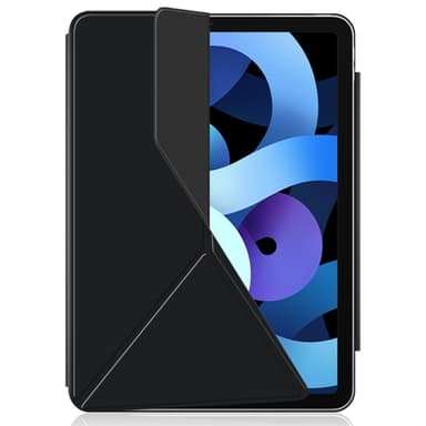 SKALO iPad Air 13 (2025) Magnetic Fold Fodral med Magnetisk Baksida - Svart