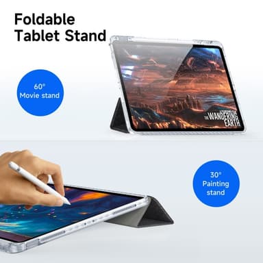 DUX DUCIS iPad Air 13 (2025) Unid Series Trifold Fodral - Svart