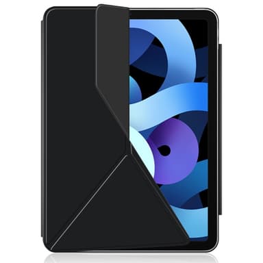 SKALO iPad Air 11 (2025) Magnetic Fold Fodral med Magnetisk Baksida - Svart