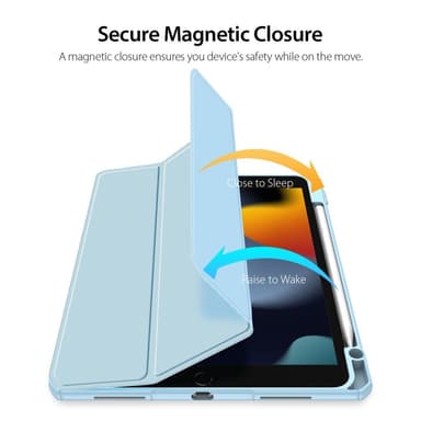 DUX DUCIS iPad 11"" (2025) TOBY Series Trifold Fodral - Turkos