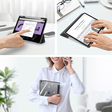 DUX DUCIS iPad Air 13 (2025) TOBY Series Trifold Fodral - Svart