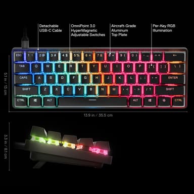 SteelSeries Apex Pro Mini Gen 3 tangentbord gaming